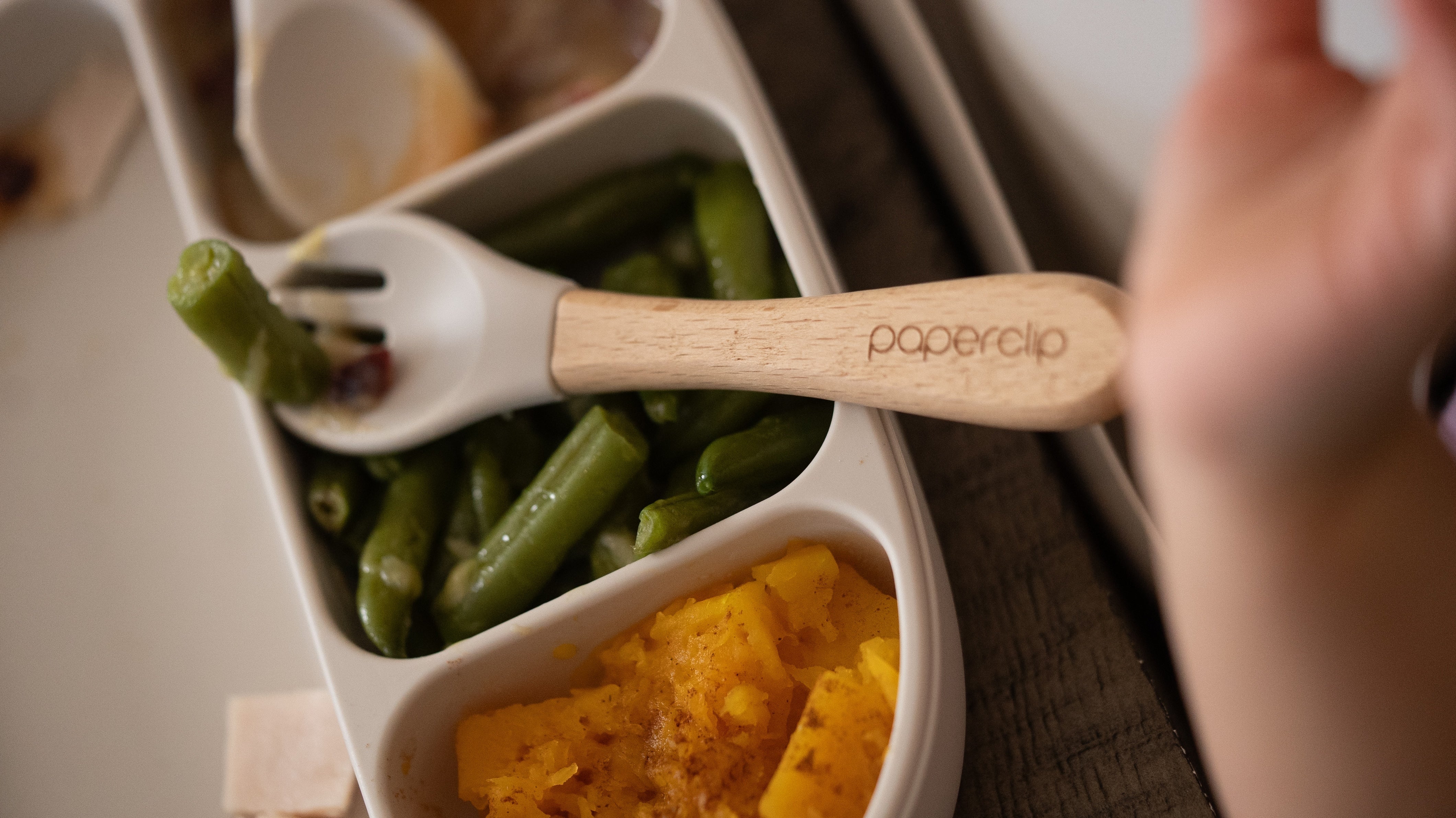 Leftover Toddler Plate
