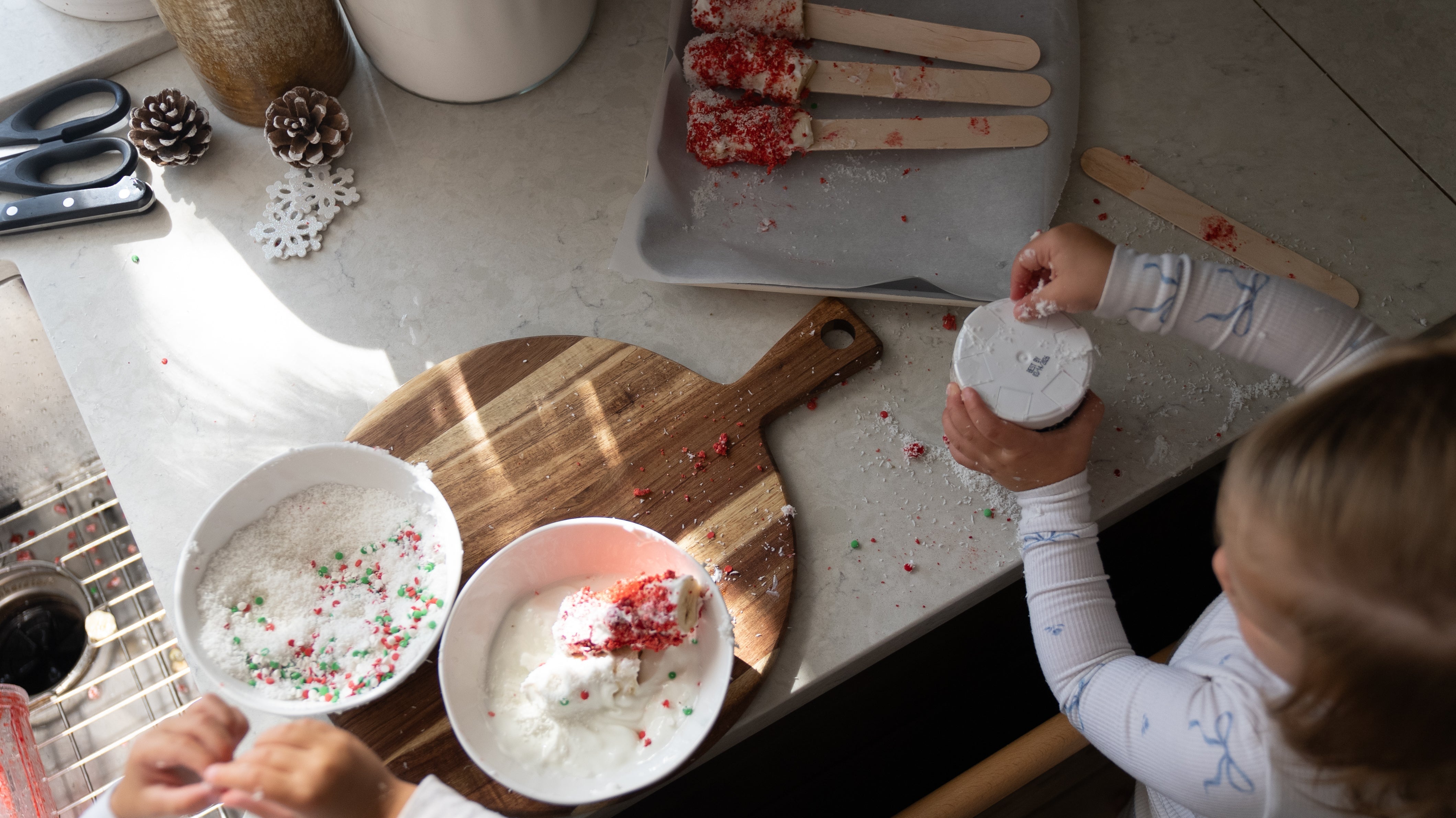 Frozen North Pole Banana Pops - Paperclip