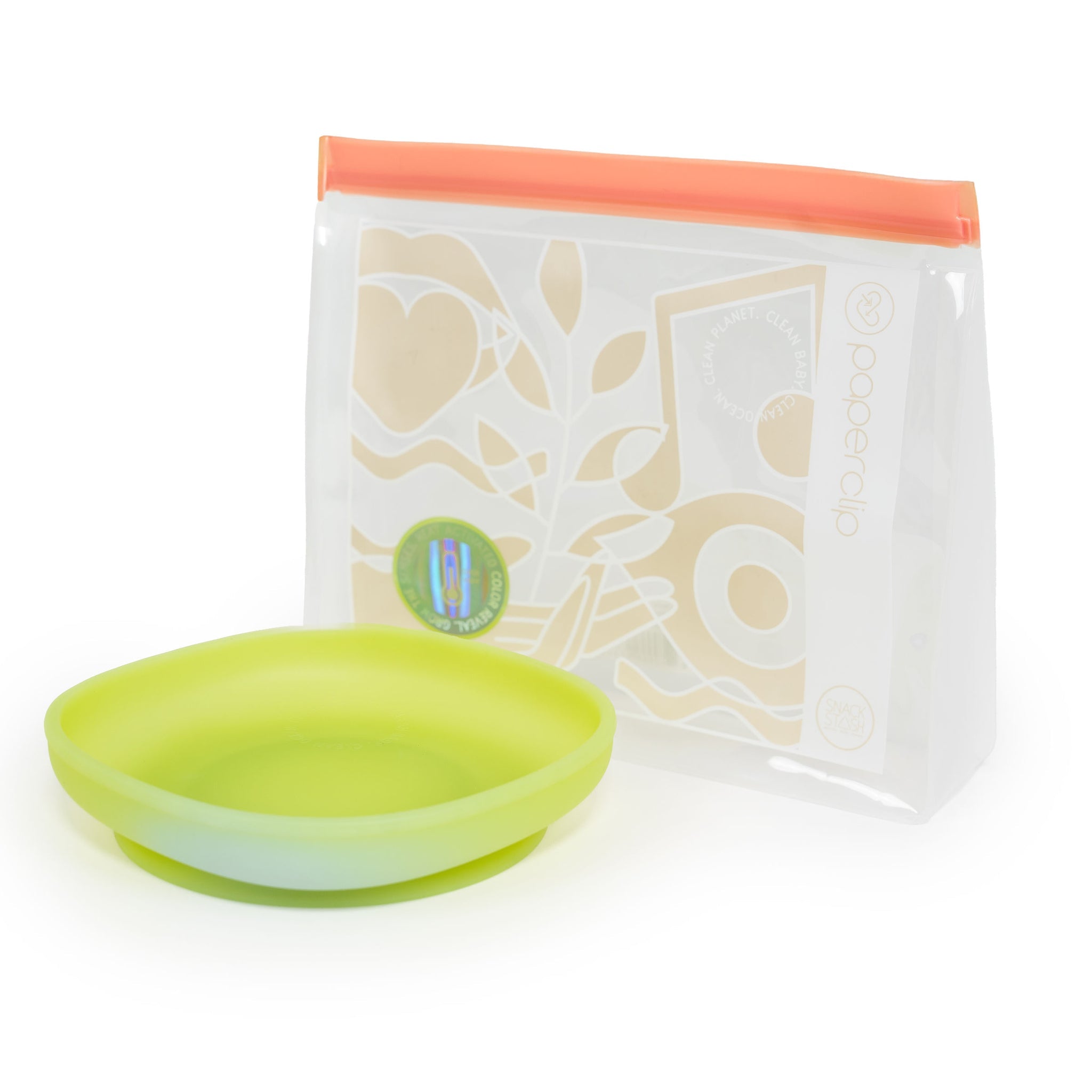 Color Changing Suction Plate - Paperclip