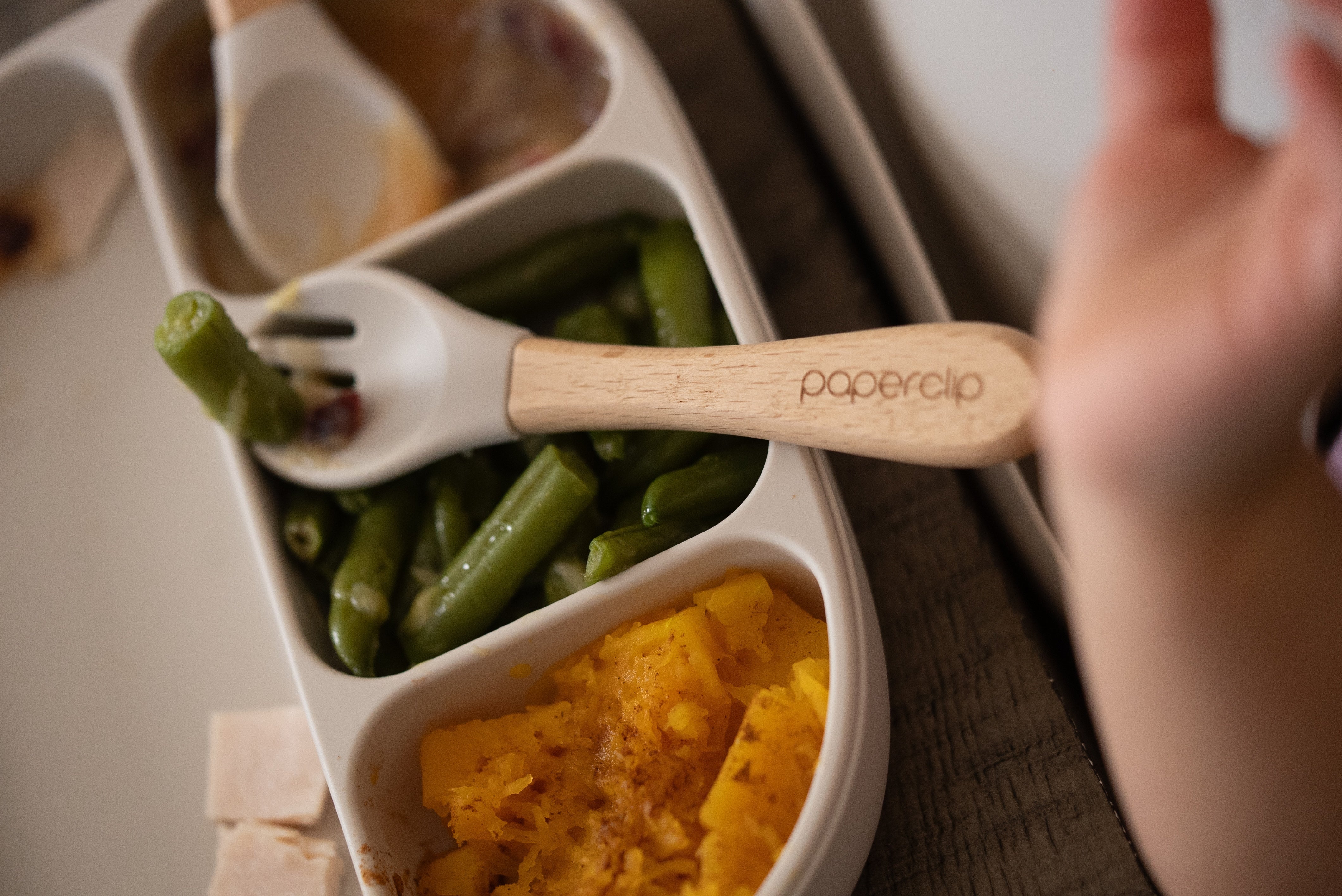 Leftover Toddler Plate