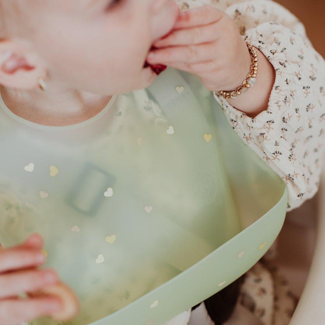 Color Changing Silicone Baby Bib - Paperclip