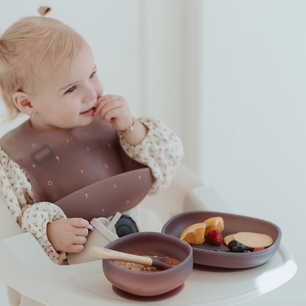 Color Changing Silicone Baby Bib - Paperclip