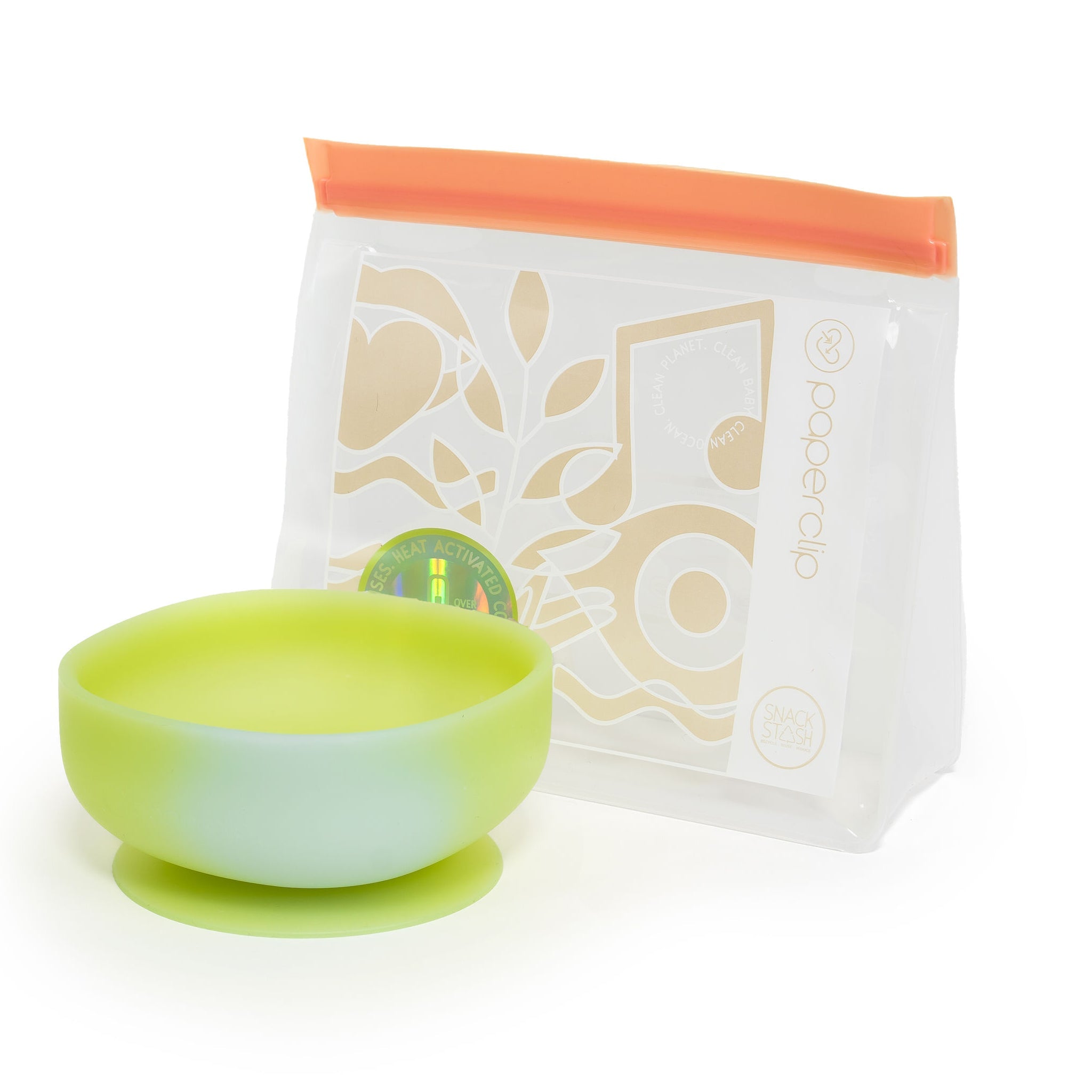 Color Changing Suction Bowl - Paperclip