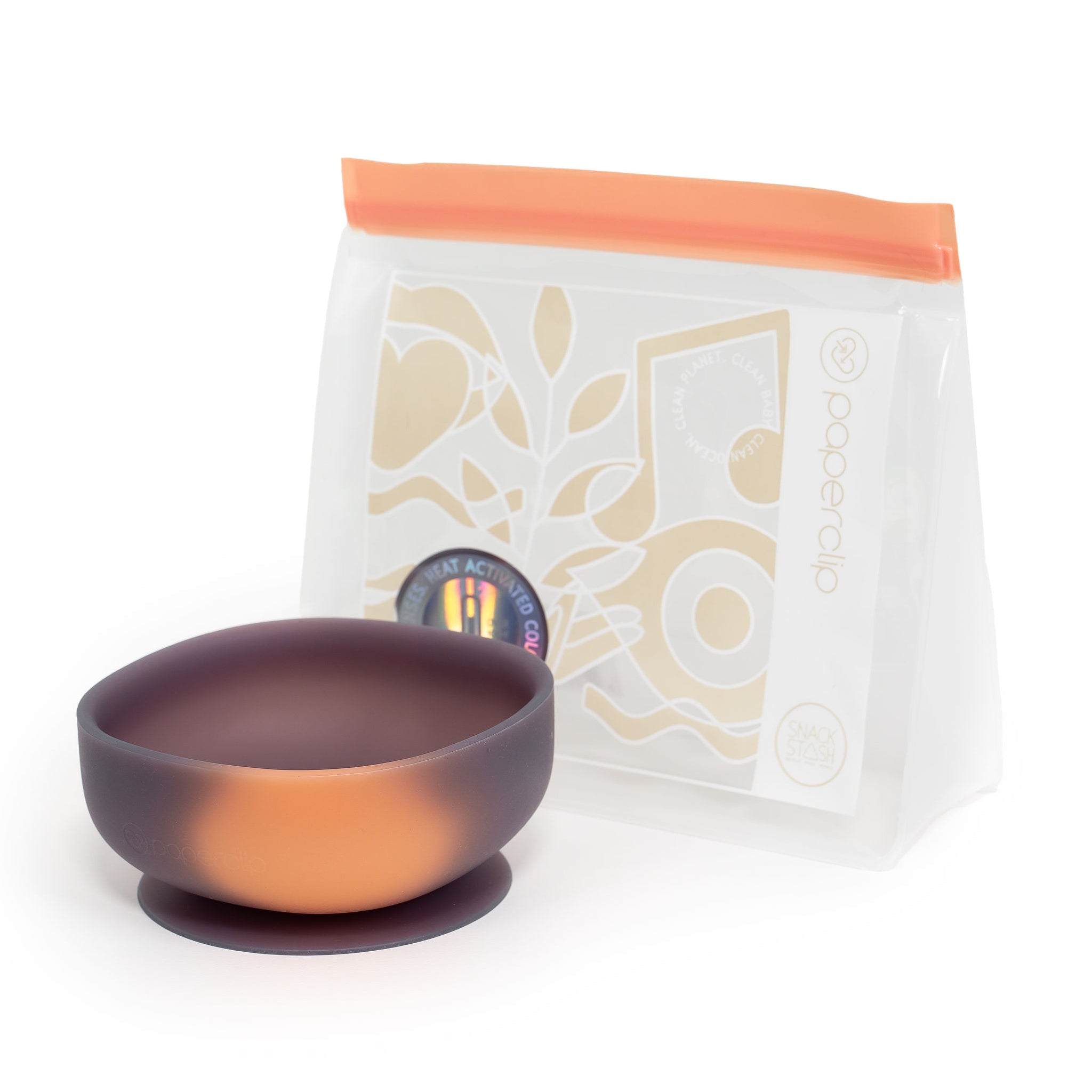 Color Changing Suction Bowl - Paperclip