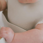 Silicone Feeding Bib - Paperclip