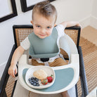 Terra 2 - in - 1 High Chair & Booster with Silicone Placemat - Paperclip