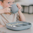 Silicone Sectioned Suction Plate - Paperclip