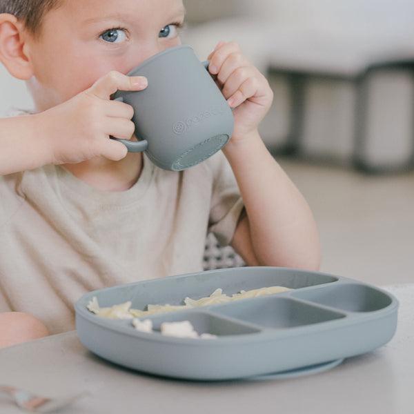 Silicone Sectioned Suction Plate - Paperclip