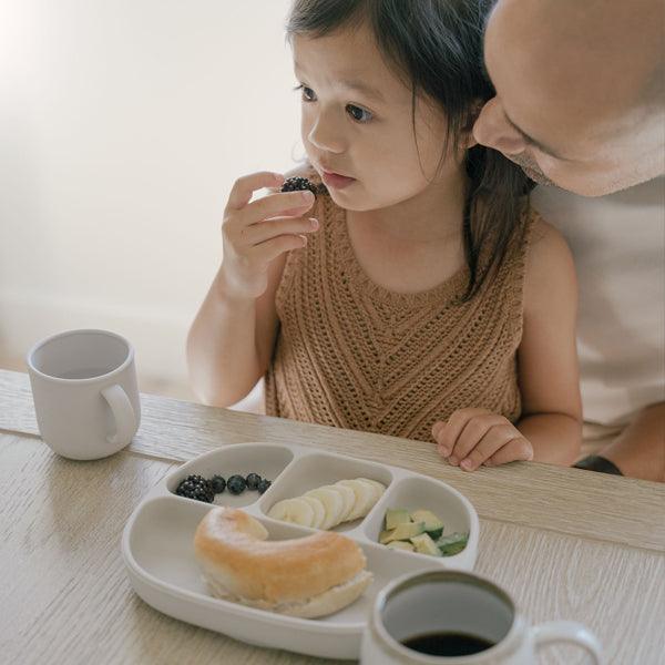 Silicone Sectioned Suction Plate - Paperclip