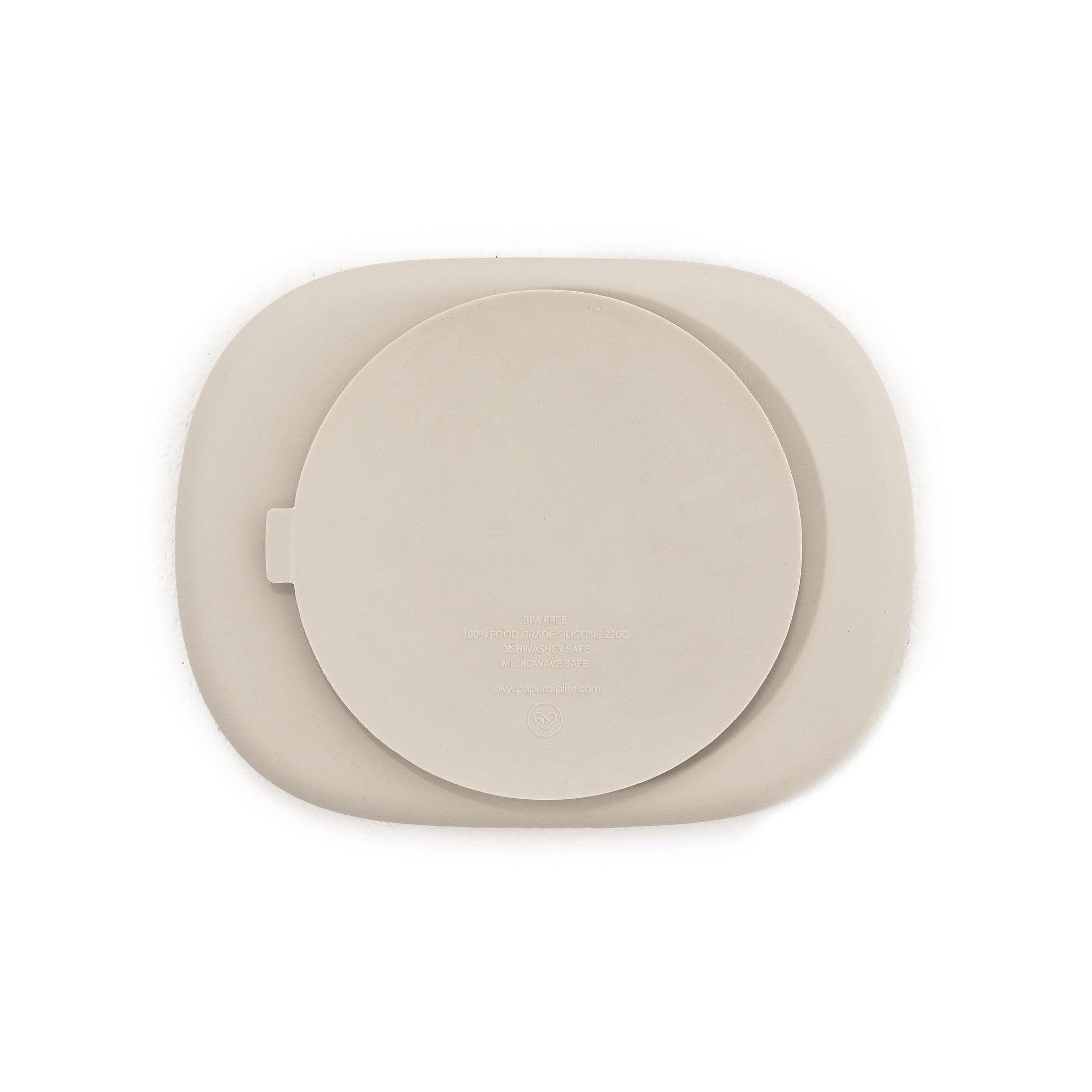 Silicone Sectioned Suction Plate - Paperclip