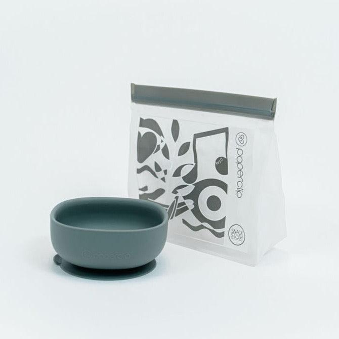 Silicone Suction Bowl - Paperclip