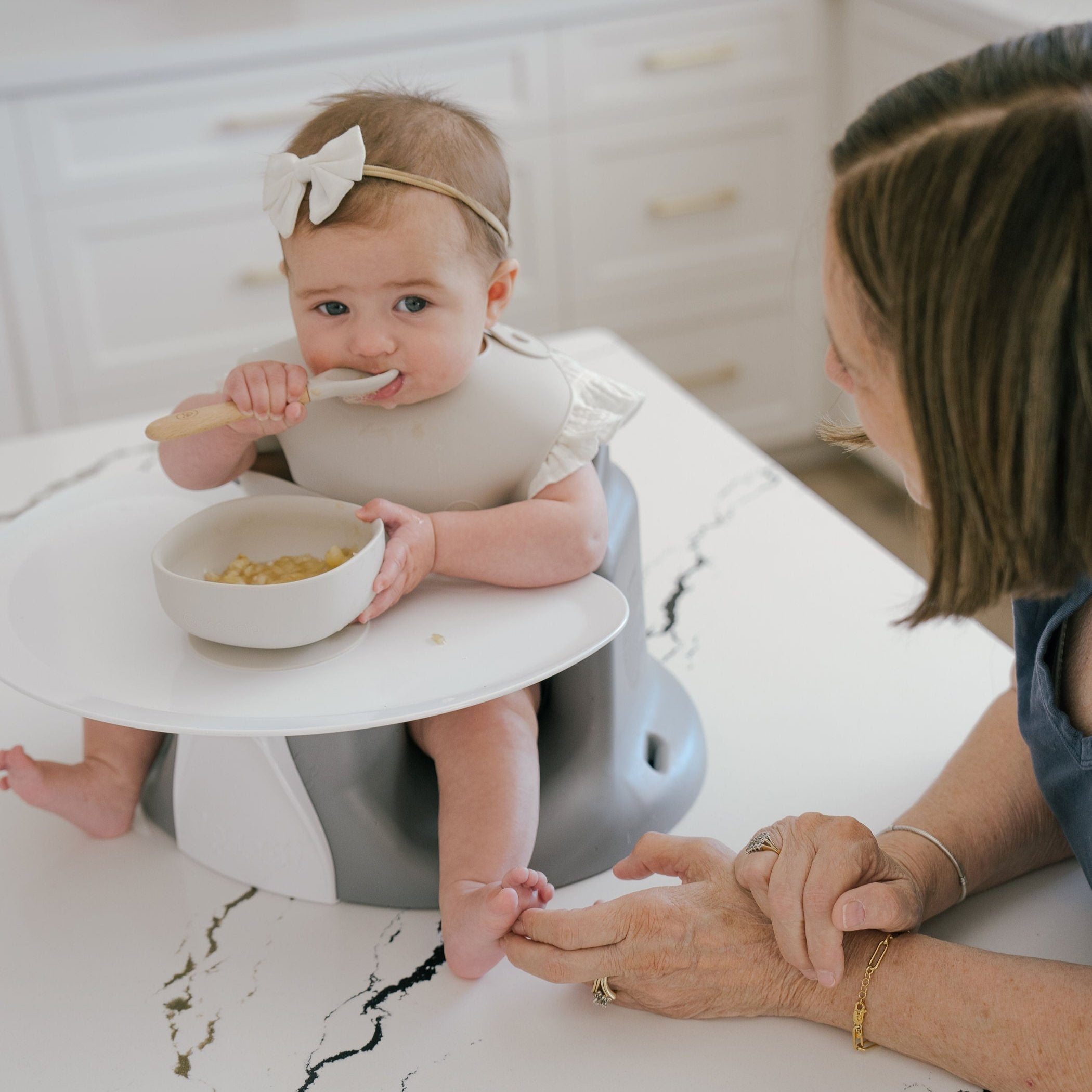Silicone Suction Bowl - Paperclip