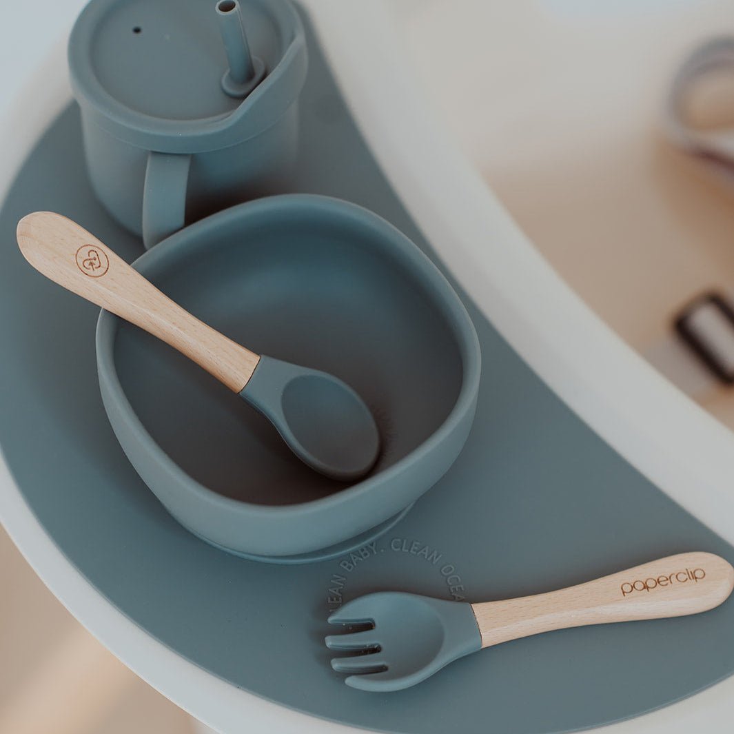 Silicone Suction Bowl - Paperclip