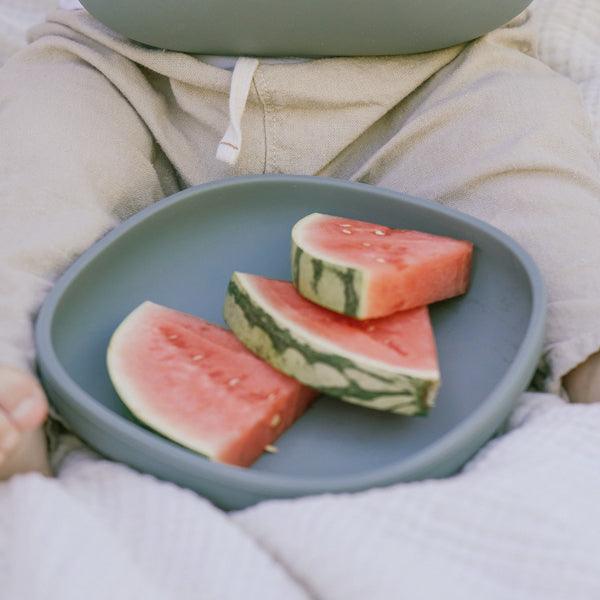 Silicone Suction Plate - Paperclip