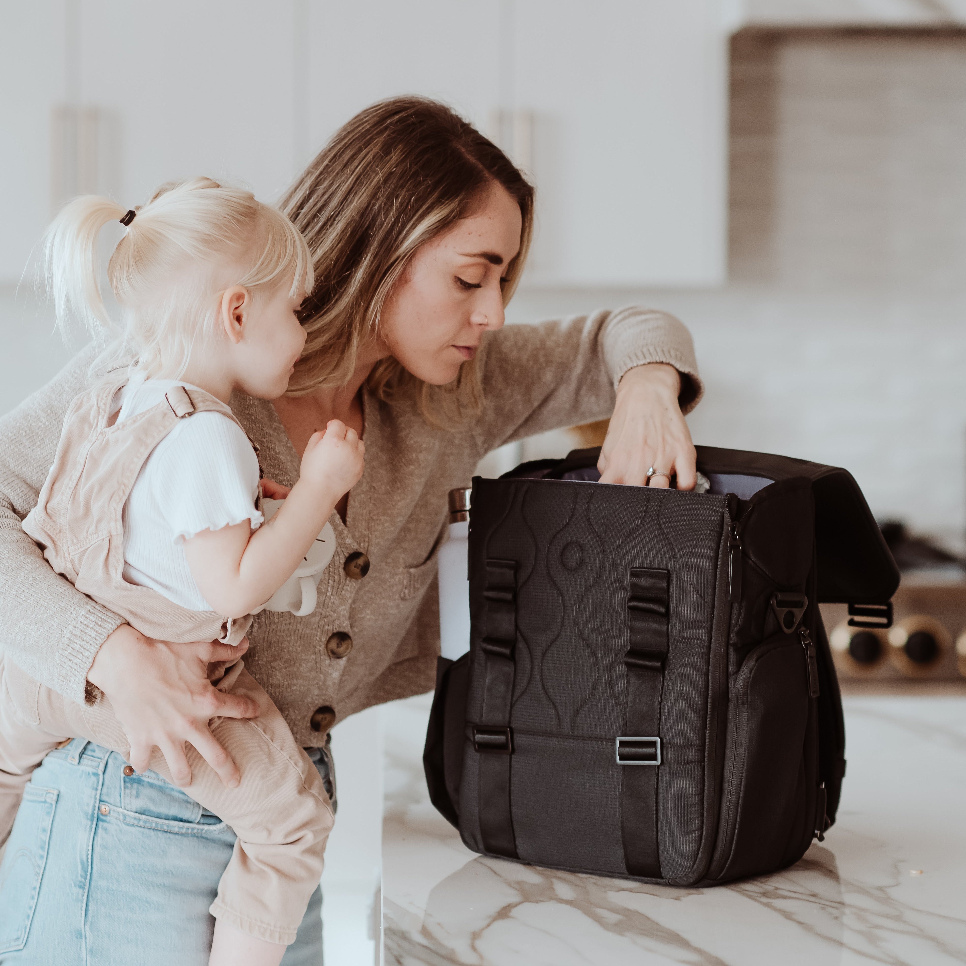 Willow Diaper Backpack – Sustainable, Multi - Functional Diaper Bag with Changing Station - Paperclip
