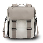 Willow diaper bag backpack in mushroom on white background