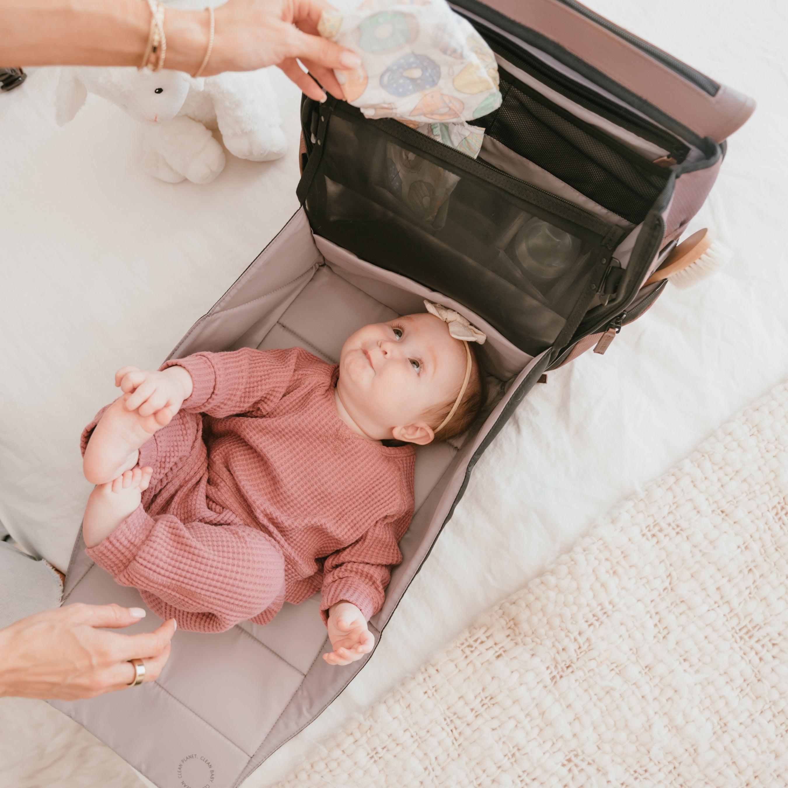 Willow Diaper Backpack – Sustainable, Multi - Functional Diaper Bag with Changing Station - Paperclip