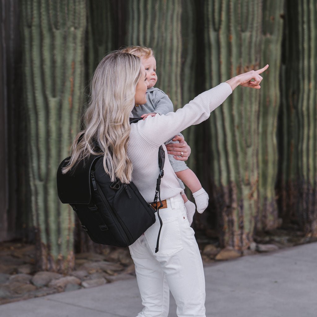 Willow Diaper Backpack – Sustainable, Multi - Functional Diaper Bag with Changing Station - Paperclip