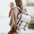 Willow Diaper Backpack – Sustainable, Multi - Functional Diaper Bag with Changing Station - Paperclip