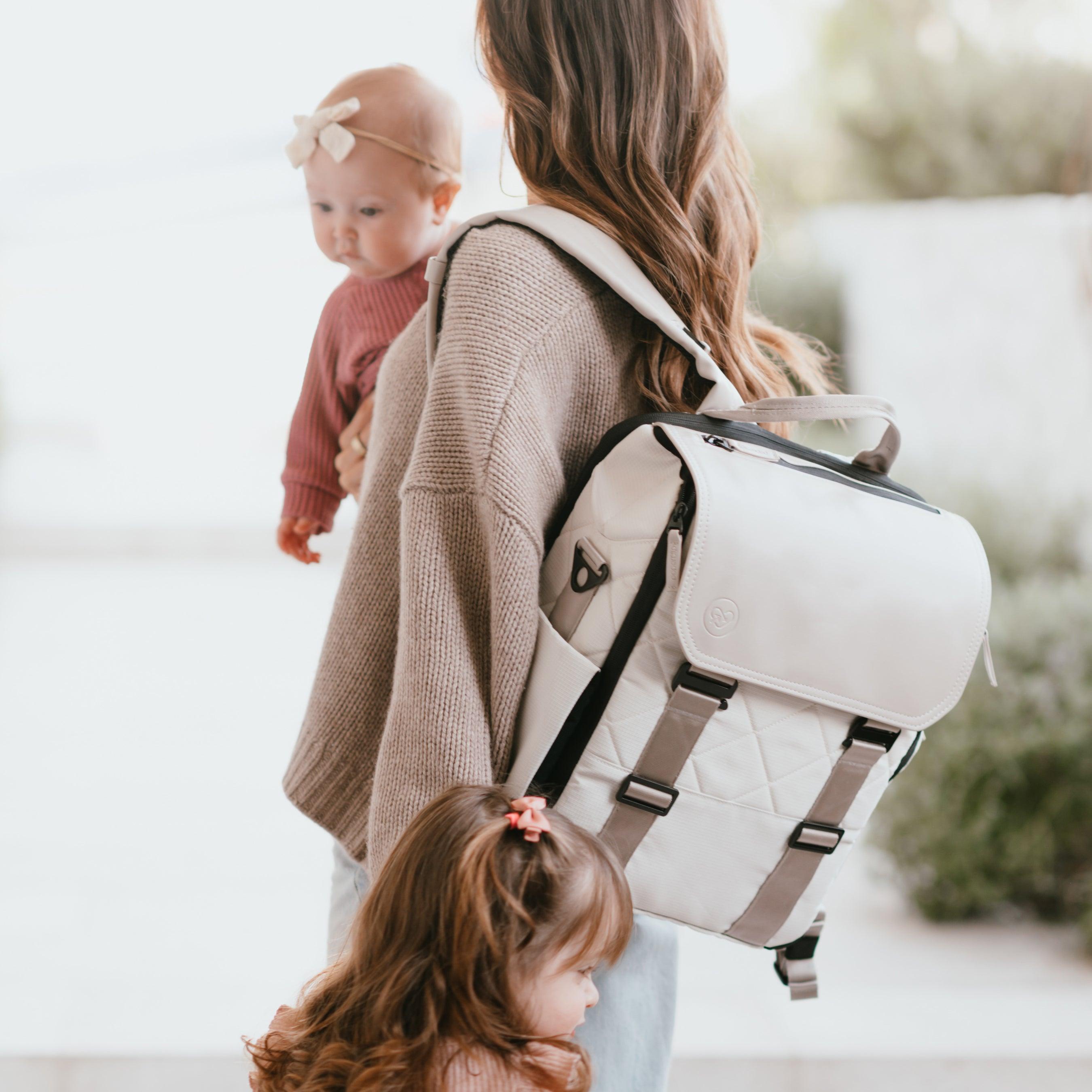 Willow Diaper Backpack – Sustainable, Multi - Functional Diaper Bag with Changing Station - Paperclip